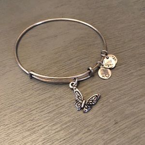 Alex and Ani butterfly bangle